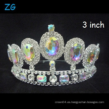 Shinning AB Crown Reina de la belleza Corona Crown Tiara Coronas de desfile